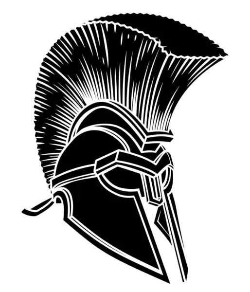 Eski bir Yunan Spartalı, Truva veya Romalı gladyatör kaskı.