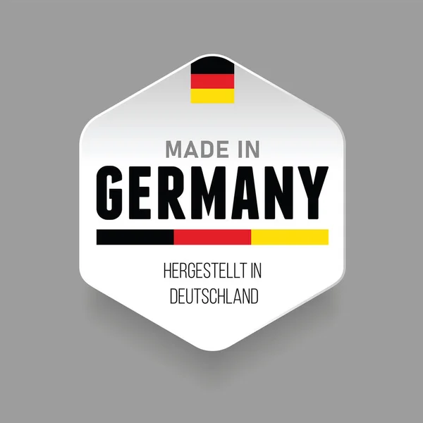 Feito Alemanha Sinal Selo Vetor —  Vetores de Stock