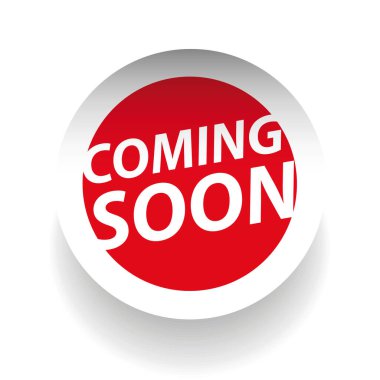 Etiket vektör coming soon