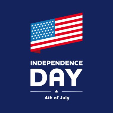 Bağımsızlık Günü 4 Temmuz Usa vektörü