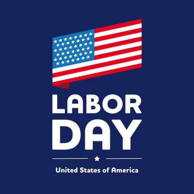 İşçi Bayramı Usa tatil günü vektörü
