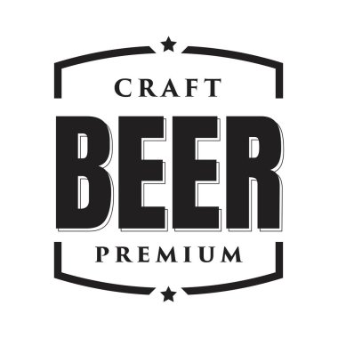 Bira Etiketi Bira Fabrikası Vektörü