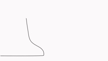 El ele tutuşmak, dalları sürekli hareket halinde tutar ve animasyon video çizer. İnsan koluna bir çizgi sanat..