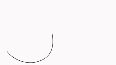 Kağıt uçak uçuş aralıksız çizgi çizimi.