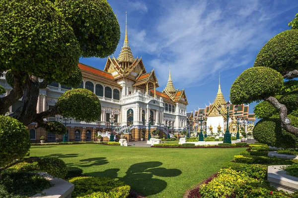 Destino Bese Para Viajar Ciudad Bangkok Chakkri Maha Prasat Edificio —  Fotos de Stock