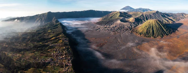 Monte Bromo Volcán Activo Parte Del Macizo Tengger Java Oriental — Foto de Stock