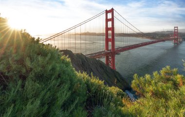 Golden Gate Köprüsü San Francisco Körfezi, Kuzey Kaliforniya, ABD