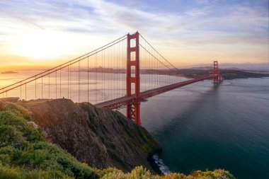 Golden Gate Köprüsü San Francisco Körfezi, Kuzey Kaliforniya, ABD