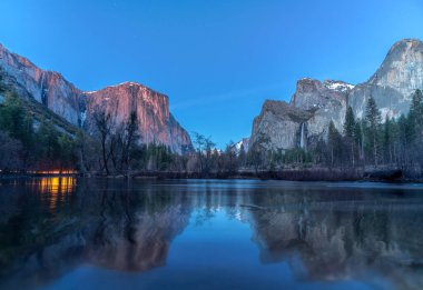 Yosemite National Park Manzaralı Yosemite Vadisi, Yosemite Vadisi, ABD