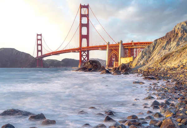 Golden Gate Bridge Över San Francisco Bay Norra Kalifornien Usa — Stockfoto