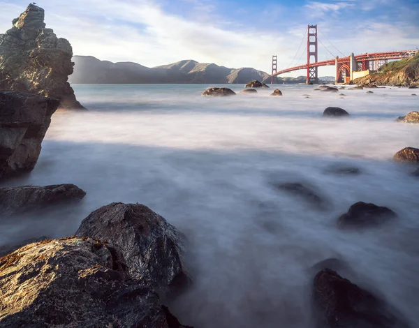 Golden Gate Bridge Över San Francisco Bay Norra Kalifornien Usa — Stockfoto