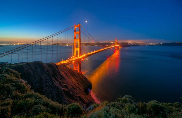 Most Golden Gate Nad Zatoką San Francisco Kalifornia Północna Usa — Zdjęcie stockowe