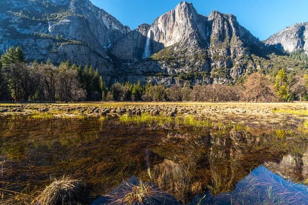 Panorama Φωτογραφία Του Yosemite Θέα Εθνικό Πάρκο Κοιλάδα Yosemite Ηπα — Φωτογραφία Αρχείου