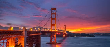 Golden Gate Köprüsü San Francisco Körfezi, Kuzey Kaliforniya, ABD