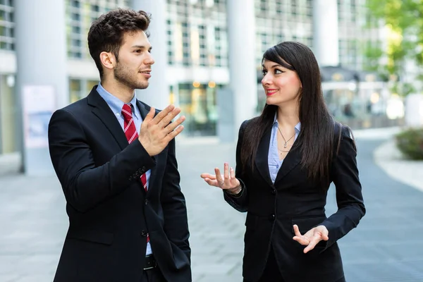 Business Partners Discussing Together — Stock Photo, Image