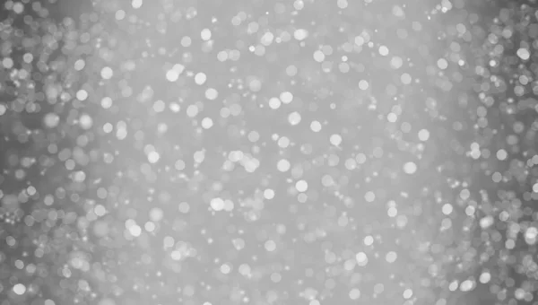 雪とぼかしと明るい白いクリスマスの背景 — ストック写真