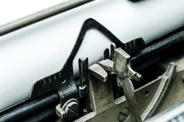 Detail Einer Antiken Schreibmaschine Interessantes Stück Mischung Aus Kunst Kultur — Stockfoto