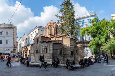 A picture of the Church of Panagia Kapnikarea, in Athens.