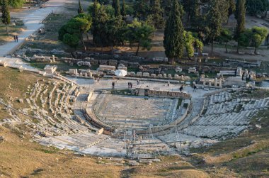 A picture of the Theatre of Dionysus.