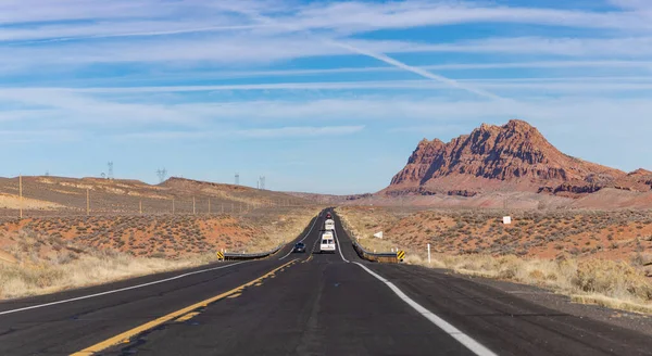 Obraz Route Arizonie Jego Krajobraz Formacji Skalnej — Zdjęcie stockowe