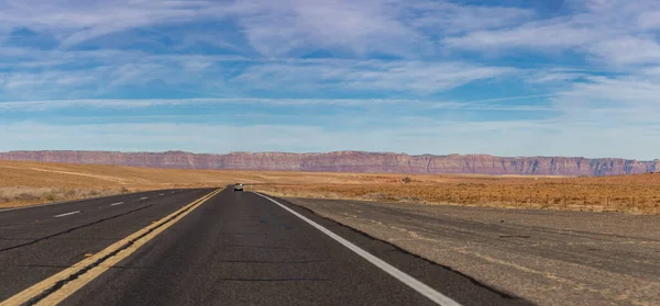 Obraz Route Arizonie Krajobrazem Wielkiego Kanionu Oddali — Zdjęcie stockowe