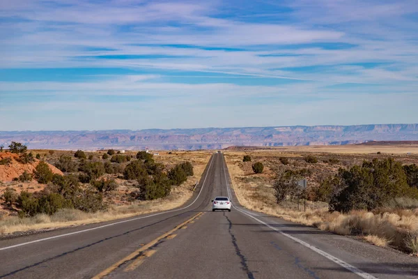 Obraz Route Arizonie Krajobrazem Wielkiego Kanionu Oddali — Zdjęcie stockowe