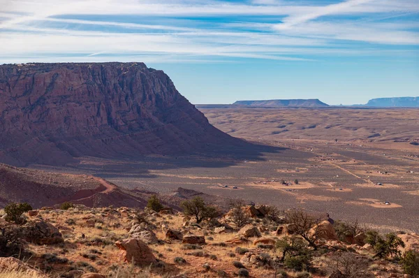 Ein Bild Der Wüstenlandschaft Arizonas — Stockfoto