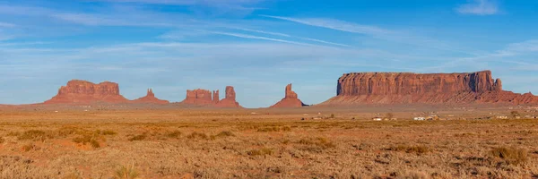 Obraz Panoramy Krajobrazu Doliny Pomnika Pomiędzy Azironą Utah — Zdjęcie stockowe