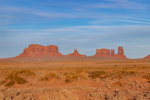 Ein Bild Der Landschaft Monument Valley Zwischen Azirona Und Utah — Stockfoto