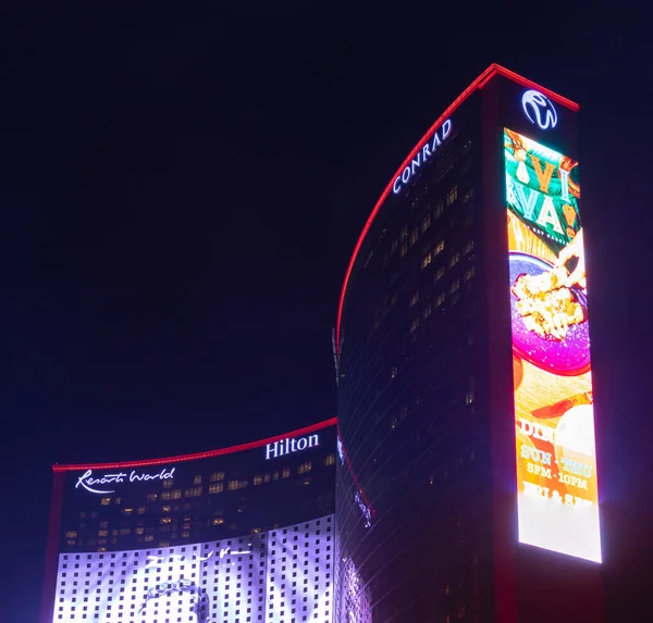 Una Foto Conrad Las Vegas Las Vegas Hilton Resorts World — Foto Stock