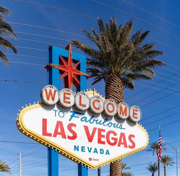 Obraz Witamy Bajecznym Znaku Las Vegas — Zdjęcie stockowe