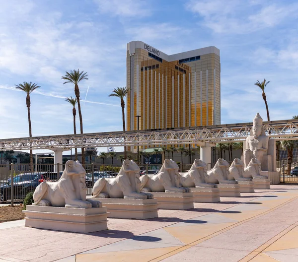 ภาพของร นหน าโรงแรมล กเซอร และคาส โนท Delano Las Vegas านหล — ภาพถ่ายสต็อก