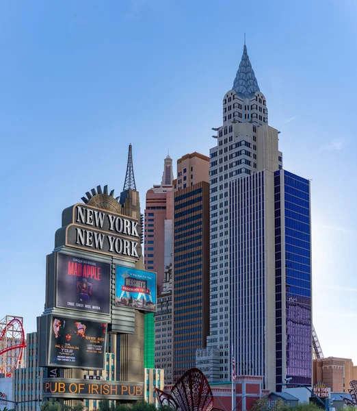 Obraz New York New York Hotel Casino Jego Billboard — Zdjęcie stockowe