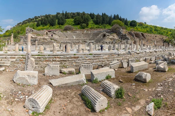 Uma Imagem Odeon Ágora Estado Cidade Antiga Éfeso — Fotografia de Stock