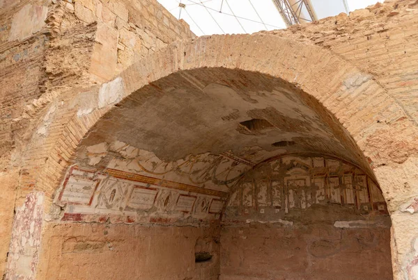 Ein Bild Der Basilika Der Terrassenhäuser Der Antiken Stadt Ephesus — Stockfoto