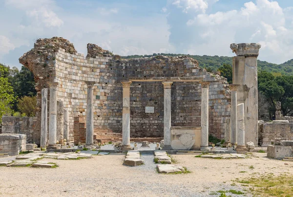 Ein Bild Der Marienkirche Der Antiken Stadt Ephesus — Stockfoto