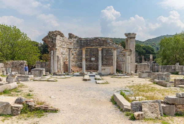 Une Image Église Sainte Marie Ancienne Ville Ephèse — Photo