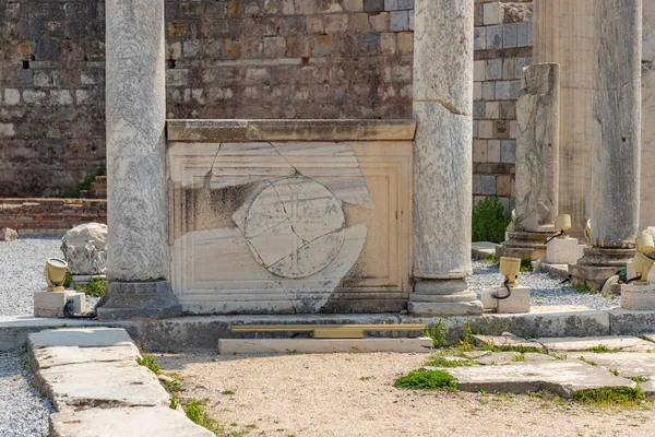 Efes Antik Kentinde Aziz Mary Kilisesi Nin Mihrabının Bir Resmi — Stok fotoğraf