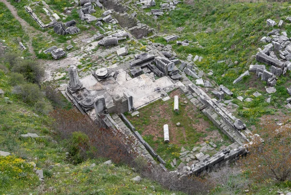 Pergamon古城狄俄尼索斯寺的照片 — 图库照片