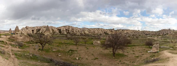 Panorama Paisagem Parque Nacional Histórico Goreme Perto Vale Espada — Fotografia de Stock