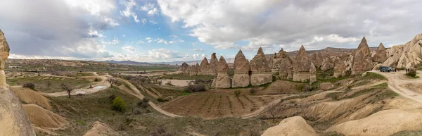 Panorama Picture Sword Valley Part Goreme Historical National Park — Stock Photo, Image