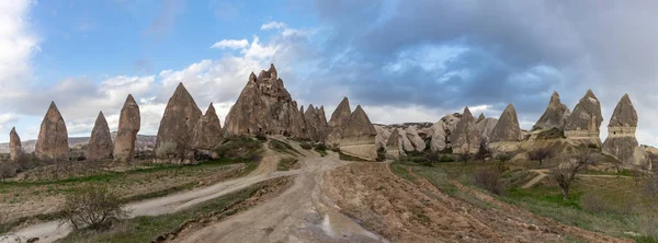Panorama Picture Sword Valley Part Goreme Historical National Park — Stock Photo, Image