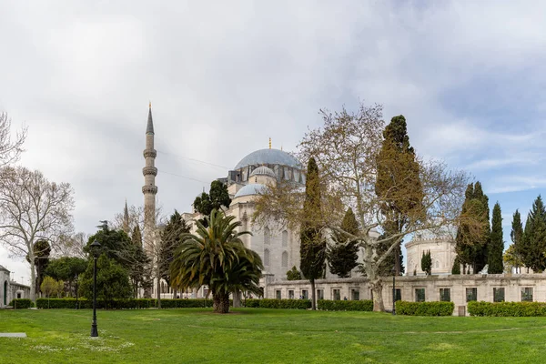 Une Photo Mosquée Suleymaniye Istanbul — Photo
