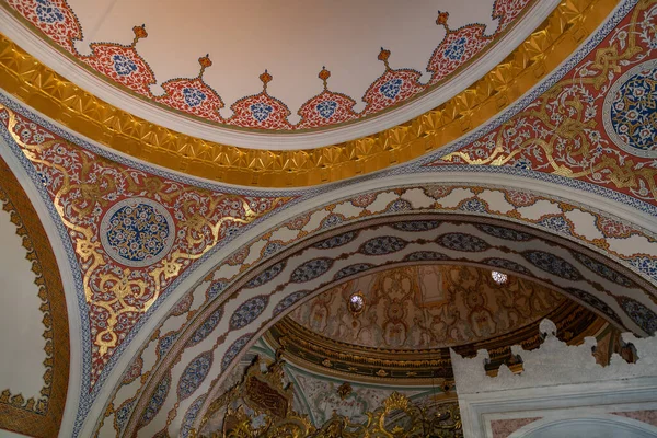 Uma Imagem Interior Conselho Imperial Parte Complexo Palácio Topkapi — Fotografia de Stock