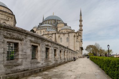 İstanbul 'daki Süleyman Camii' nin bir resmi.
