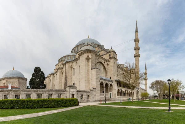 Una Foto Mezquita Suleymaniye Estambul — Foto de Stock