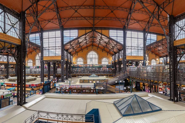 Uma Imagem Interior Mercado Central Hall — Fotografia de Stock