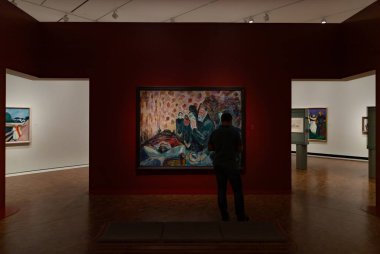 Munch Müzesi 'ndeki Sonsuz Serginin bir resmi..