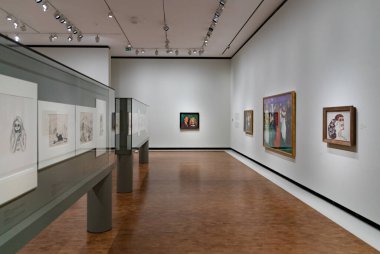 Munch Müzesi 'ndeki Sonsuz Serginin bir resmi..