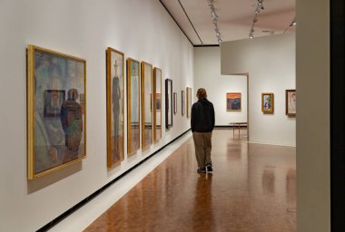 Munch Müzesi 'ndeki Sonsuz Serginin bir resmi..